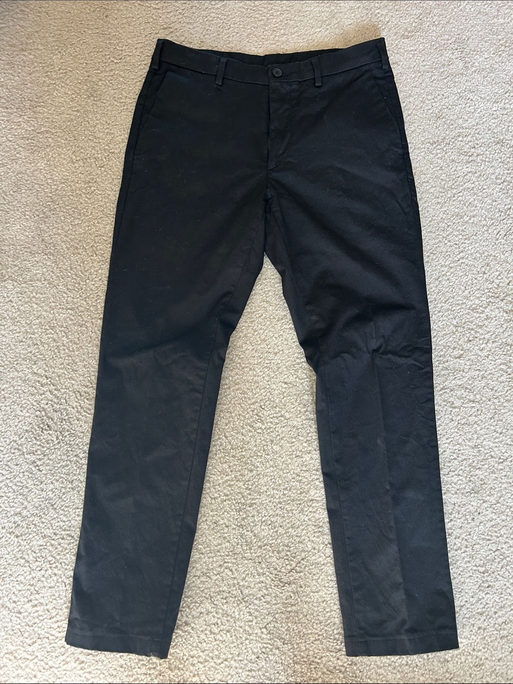 Uniqlo Black Slim Chino Pants
